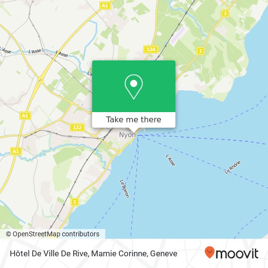 Hôtel De Ville De Rive, Mamie Corinne map