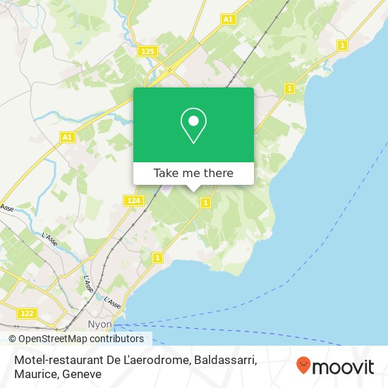 Motel-restaurant De L'aerodrome, Baldassarri, Maurice map