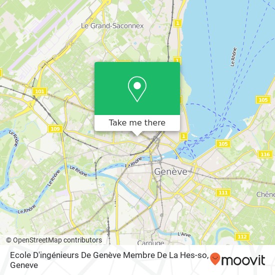 Ecole D'ingénieurs De Genève Membre De La Hes-so map