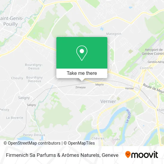 Firmenich Sa Parfums & Arômes Naturels map