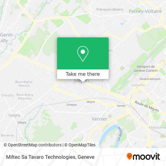 Miltec Sa Tavaro Technologies map