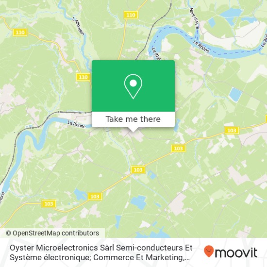 Oyster Microelectronics Sàrl Semi-conducteurs Et Système électronique; Commerce Et Marketing Karte