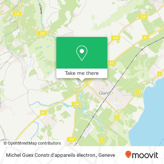 Michel Guex Constr.d'appareils électron. Karte