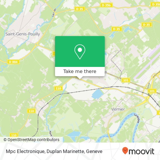 Mpc Electronique, Duplan Marinette map
