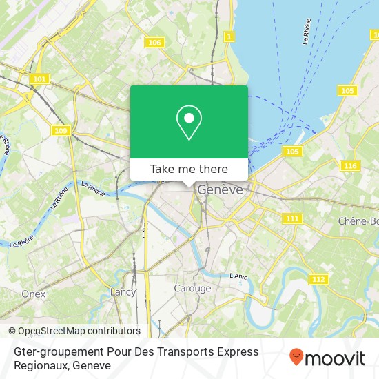 Gter-groupement Pour Des Transports Express Regionaux Karte
