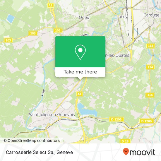 Carrosserie Select Sa. map