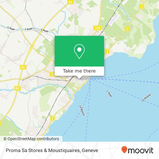 Proma Sa Stores & Moustiquaires Karte