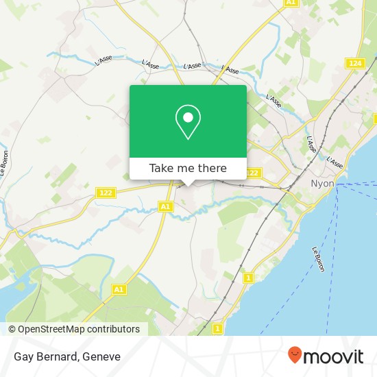Gay Bernard map