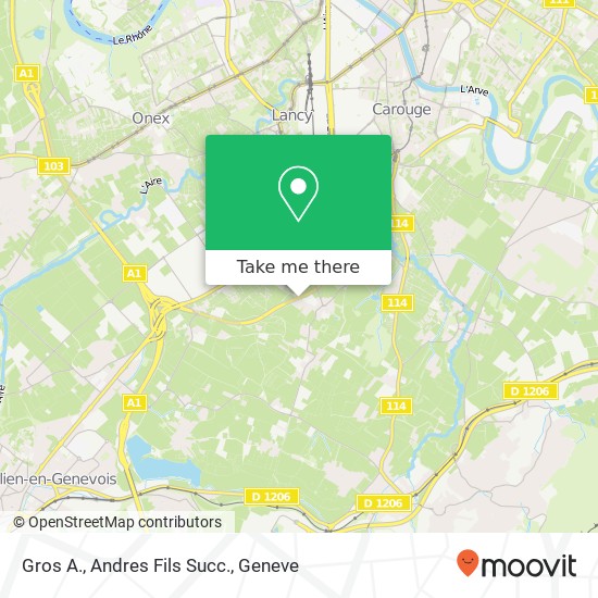 Gros A., Andres Fils Succ. map