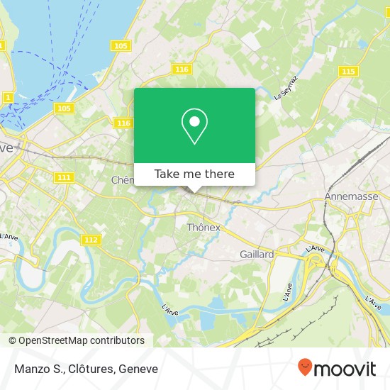 Manzo S., Clôtures map