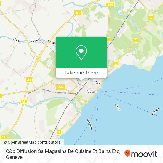 C&b Diffusion Sa Magasins De Cuisine Et Bains Etc map