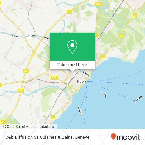 C&b Diffusion Sa Cuisines & Bains map