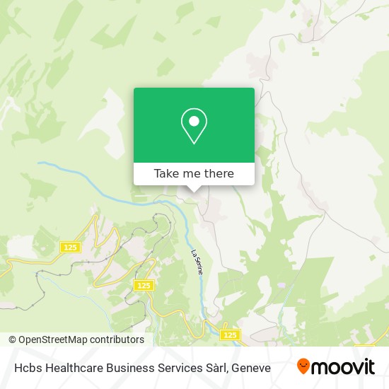 Hcbs Healthcare Business Services Sàrl map