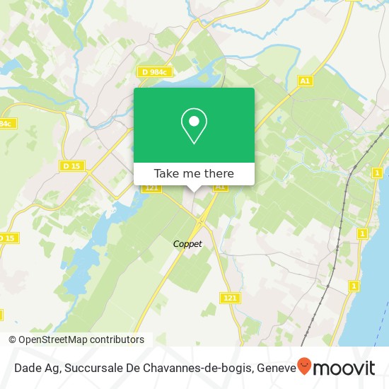 Dade Ag, Succursale De Chavannes-de-bogis map