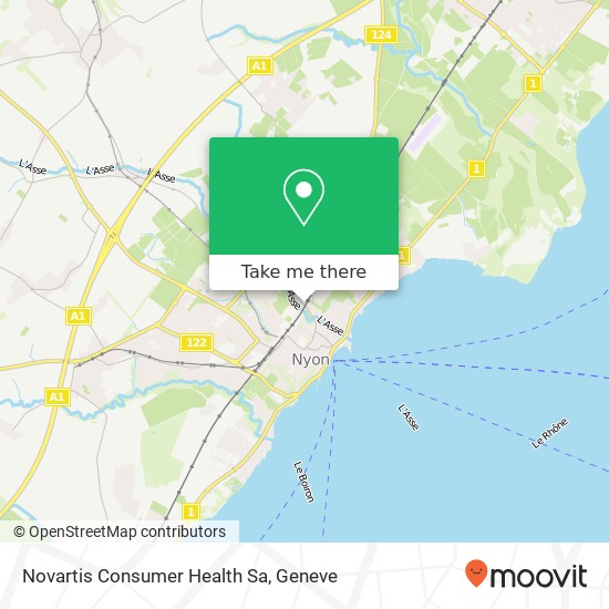 Novartis Consumer Health Sa map
