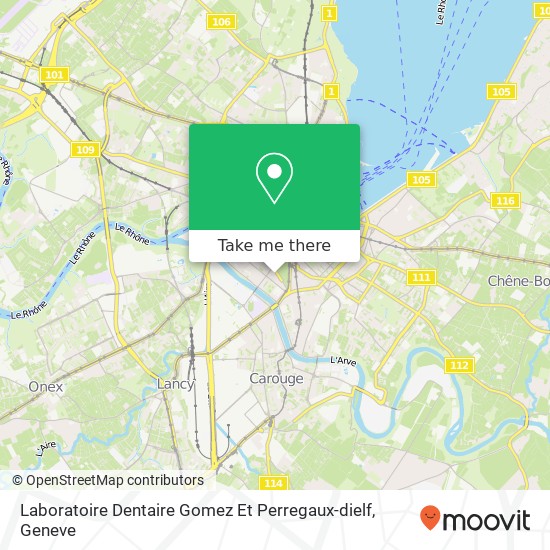 Laboratoire Dentaire Gomez Et Perregaux-dielf map