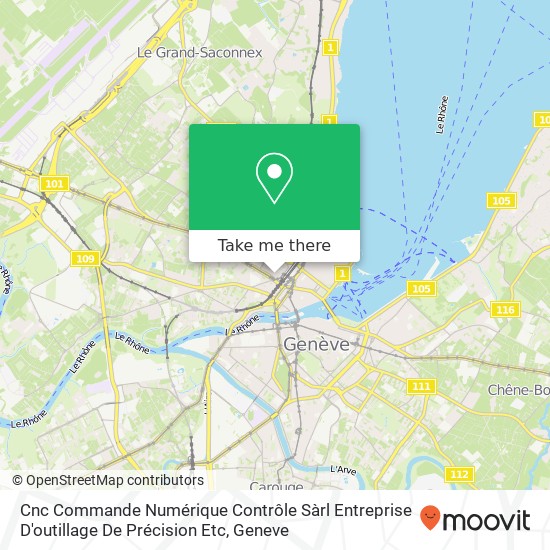 Cnc Commande Numérique Contrôle Sàrl Entreprise D'outillage De Précision Etc map