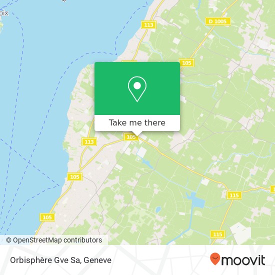 Orbisphère Gve Sa map