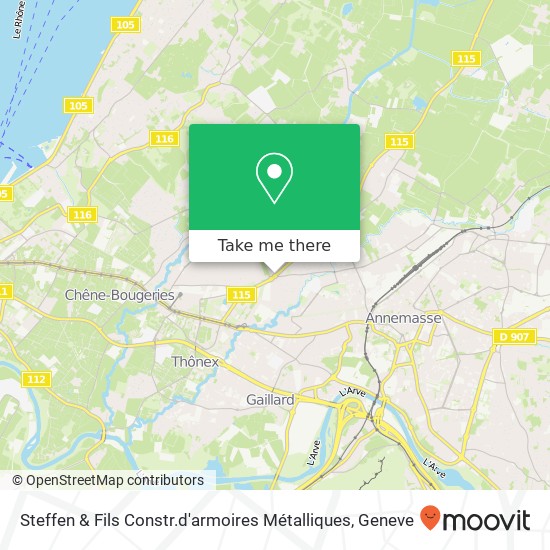 Steffen & Fils Constr.d'armoires Métalliques map