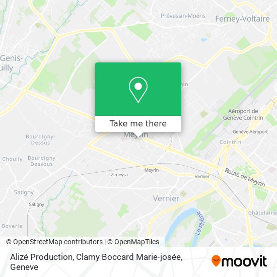 Alizé Production, Clamy Boccard Marie-josée map