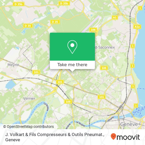 J. Volkart & Fils Compresseurs & Outils Pneumat. map