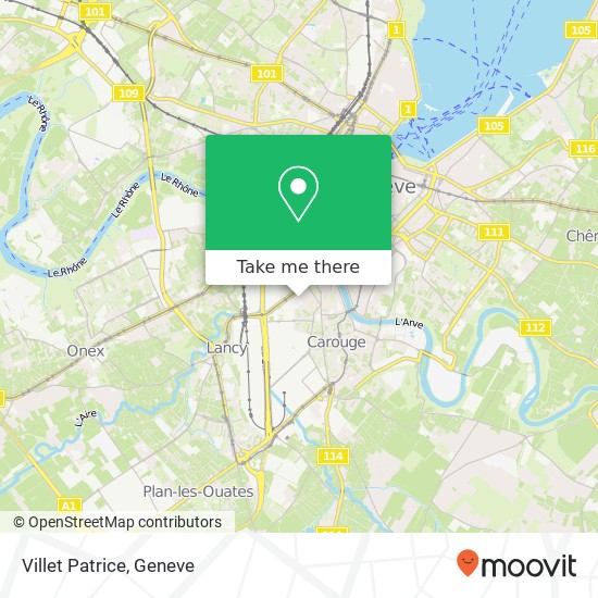 Villet Patrice map