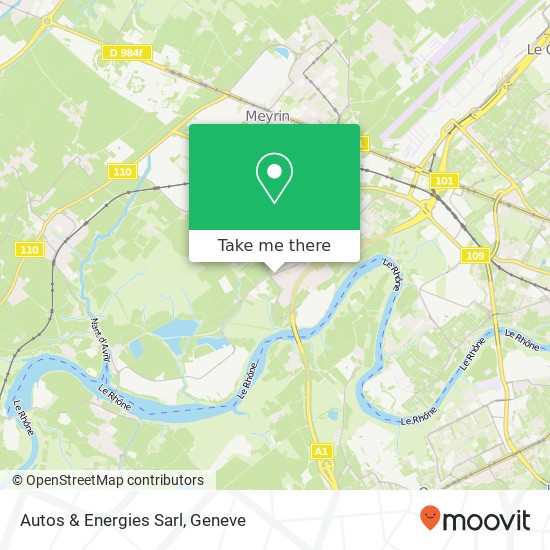 Autos & Energies Sarl map