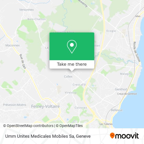 Umm Unites Medicales Mobiles Sa map