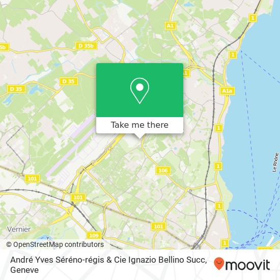 André Yves Séréno-régis & Cie Ignazio Bellino Succ map