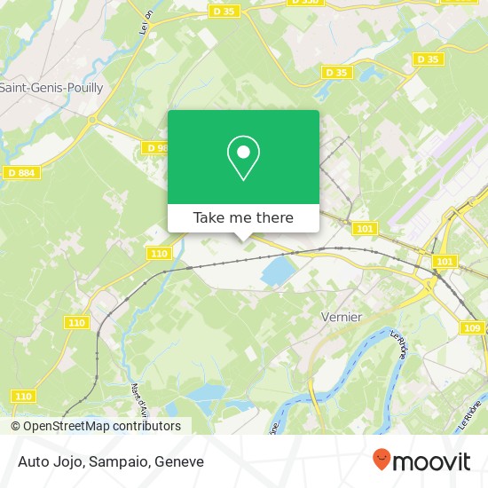 Auto Jojo, Sampaio map