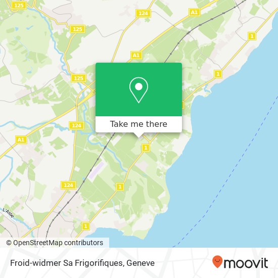 Froid-widmer Sa Frigorifiques map