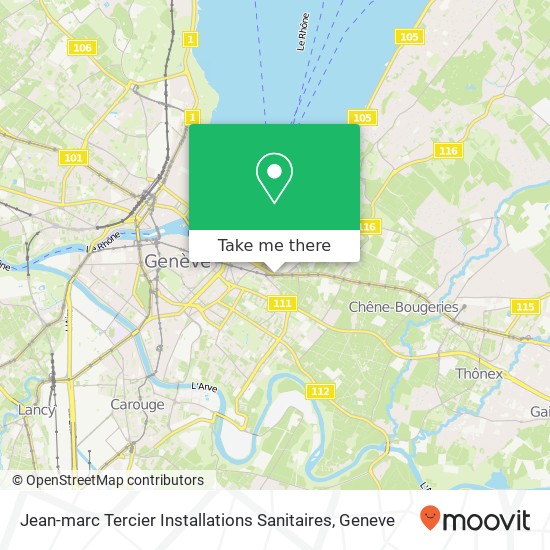 Jean-marc Tercier Installations Sanitaires map