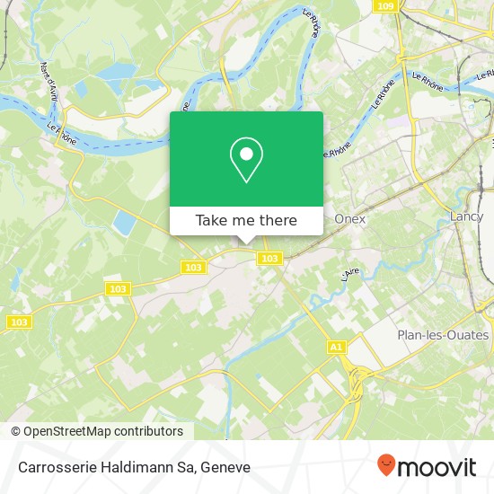 Carrosserie Haldimann Sa map