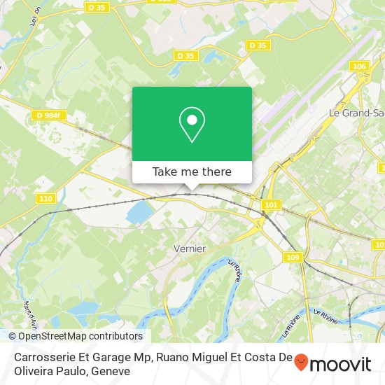 Carrosserie Et Garage Mp, Ruano Miguel Et Costa De Oliveira Paulo map