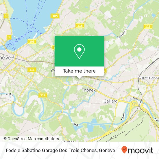 Fedele Sabatino Garage Des Trois Chênes map