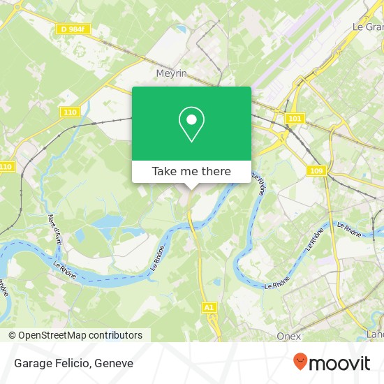 Garage Felicio map