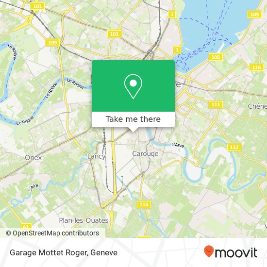 Garage Mottet Roger map