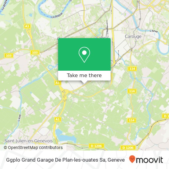 Ggplo Grand Garage De Plan-les-ouates Sa map