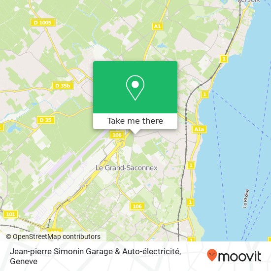 Jean-pierre Simonin Garage & Auto-électricité map