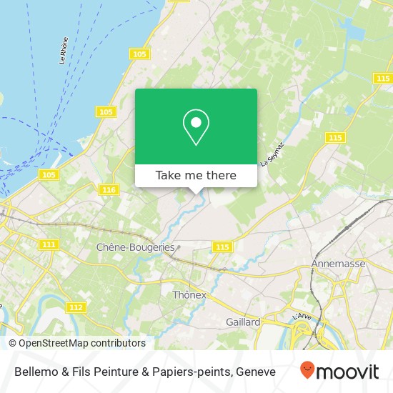 Bellemo & Fils Peinture & Papiers-peints map