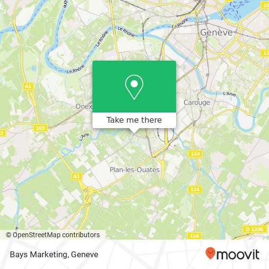 Bays Marketing map