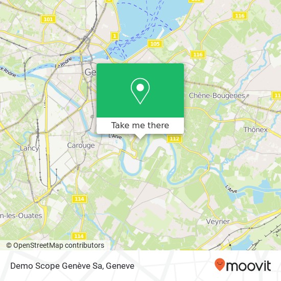Demo Scope Genève Sa map