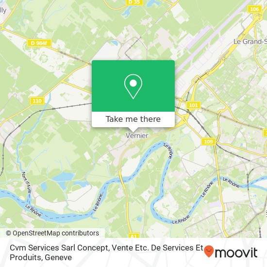 Cvm Services Sarl Concept, Vente Etc. De Services Et Produits map