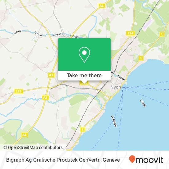 Bigraph Ag Grafische Prod.itek Gen'vertr. map