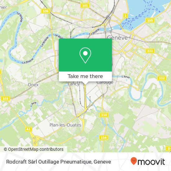Rodcraft Sàrl Outillage Pneumatique map