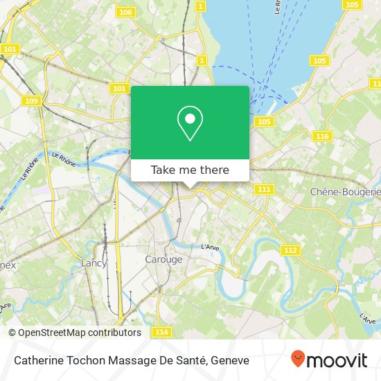 Catherine Tochon Massage De Santé map