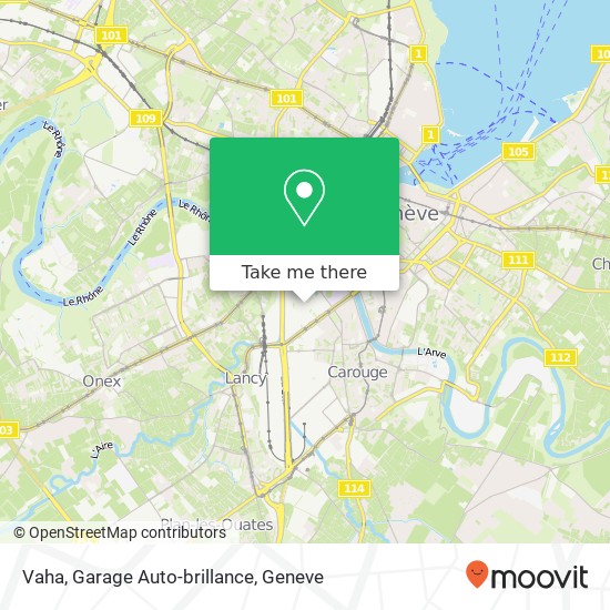 Vaha, Garage Auto-brillance map