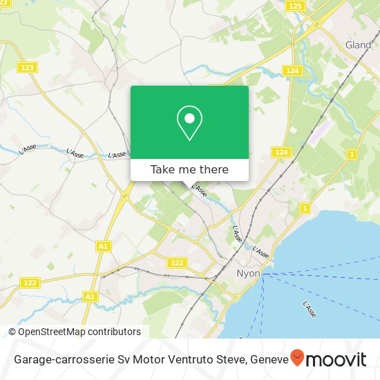 Garage-carrosserie Sv Motor Ventruto Steve map