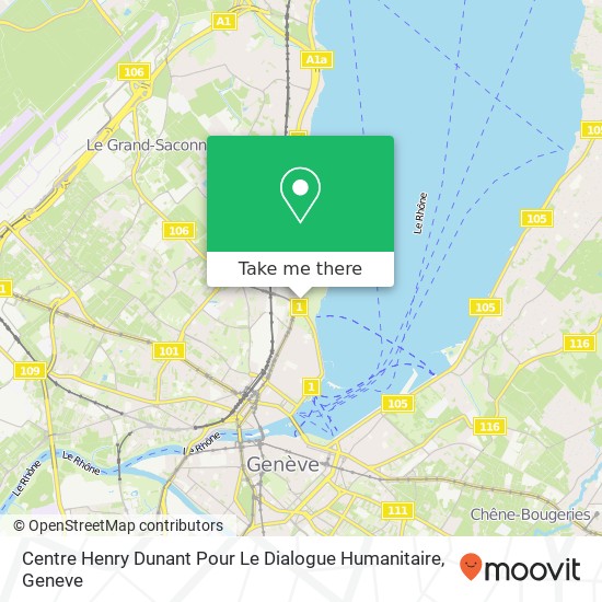 Centre Henry Dunant Pour Le Dialogue Humanitaire map