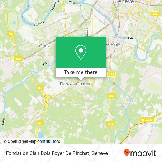 Fondation Clair Bois Foyer De Pinchat map